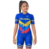 Licra de patinaje Colombia Azul Axxion | Nómadas