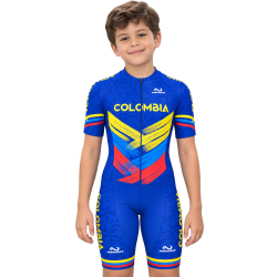 Licra de patinaje Colombia Azul Axxion | Nómadas