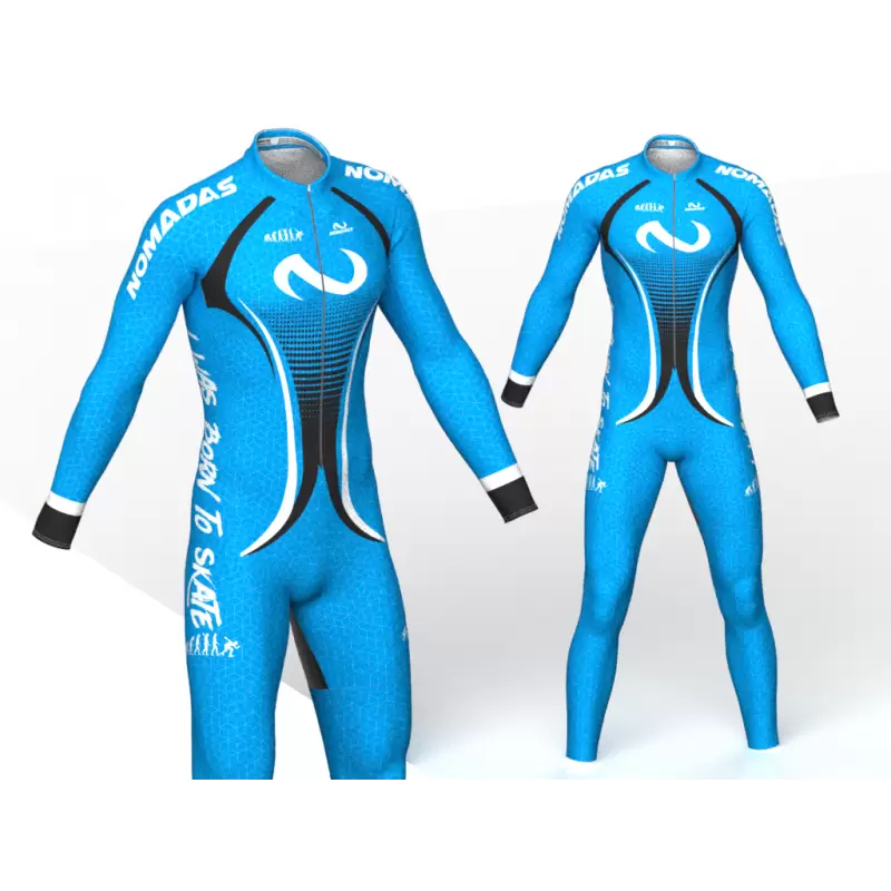 Evolution Nomadas blue skating suit