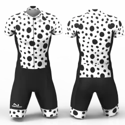 Black Dots Cycling Suit