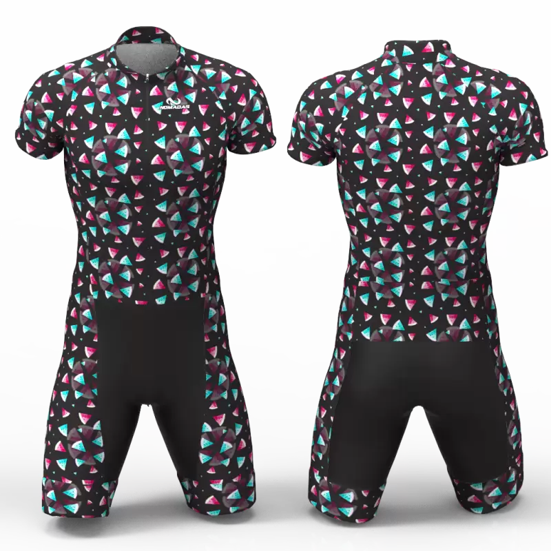 Sandia black Cycling Suit for women girl men boys