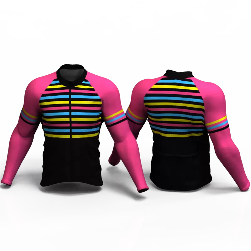 STRIPES ENTERIZO Camiseta jersey de ciclismo para mujer y hombre nomadas