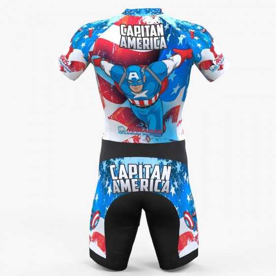 American captain inline skating suit