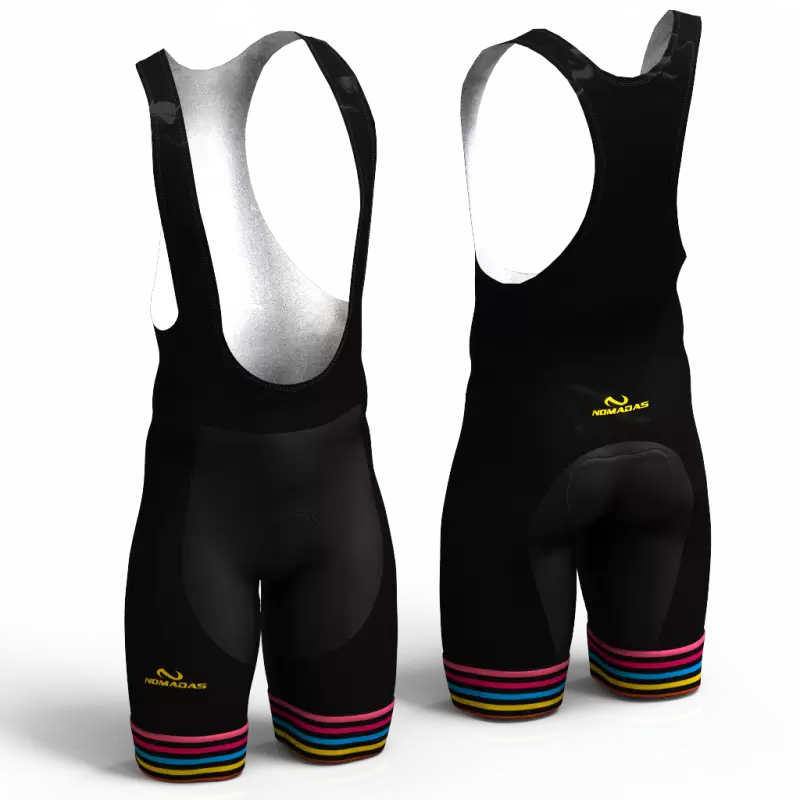 BLACK RAINBOW Cycling Shorts for women and men