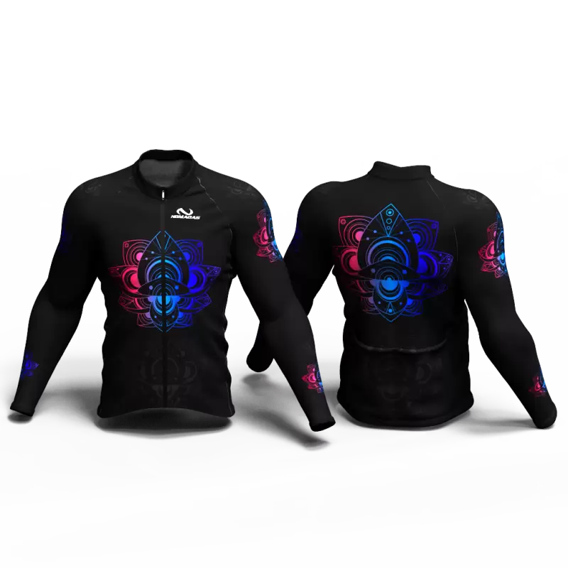 MANDALA Camiseta Jersey de ciclismo nomadas PARA HOMBRES Y MUJER