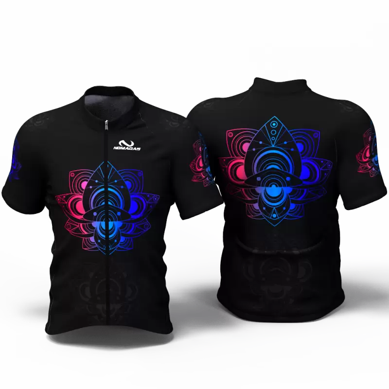 MANDALA Camiseta Jersey de ciclismo nomadas PARA HOMBRES Y MUJER