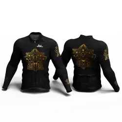 MANDALA GOLD Camiseta Jersey de ciclismo nomadas PARA HOMBRES Y MUJER