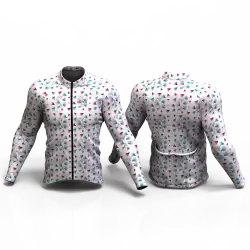 SANDIA WHITE Cycling Jersey women and men