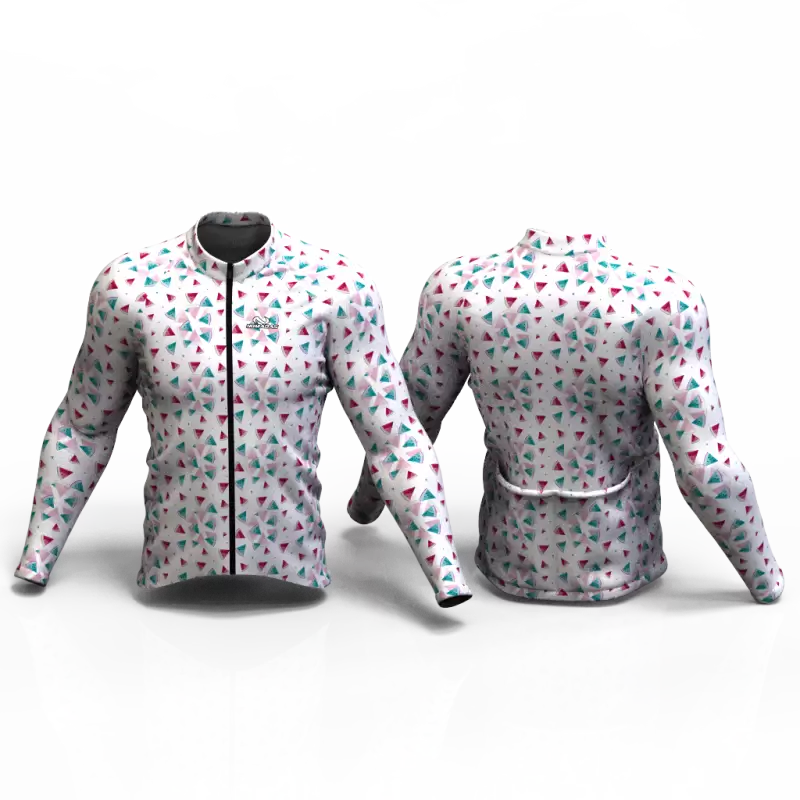 SANDIA WHITE Camiseta Jersey de ciclismo nomadas PARA HOMBRES Y MUJER