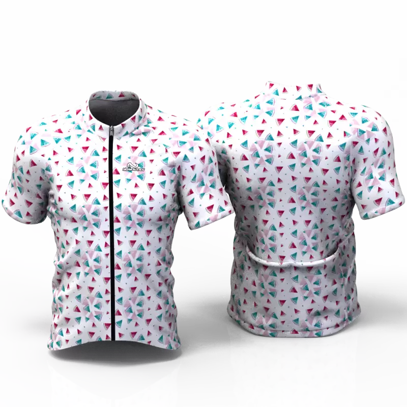 SANDIA WHITE Cycling Jersey women and men