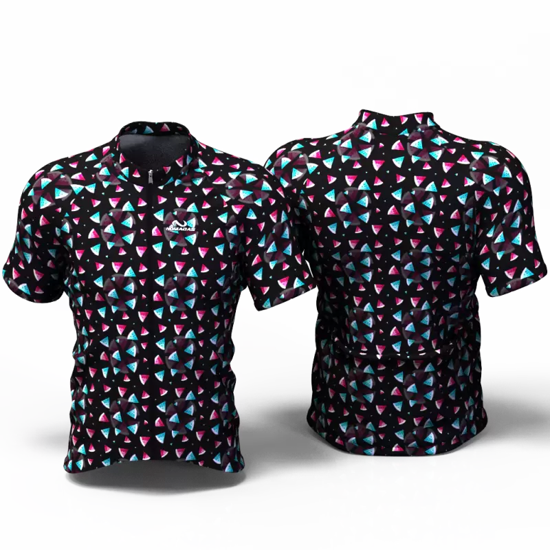 SANDIA BLACK Camiseta Jersey de ciclismo nomadas PARA HOMBRES Y MUJER