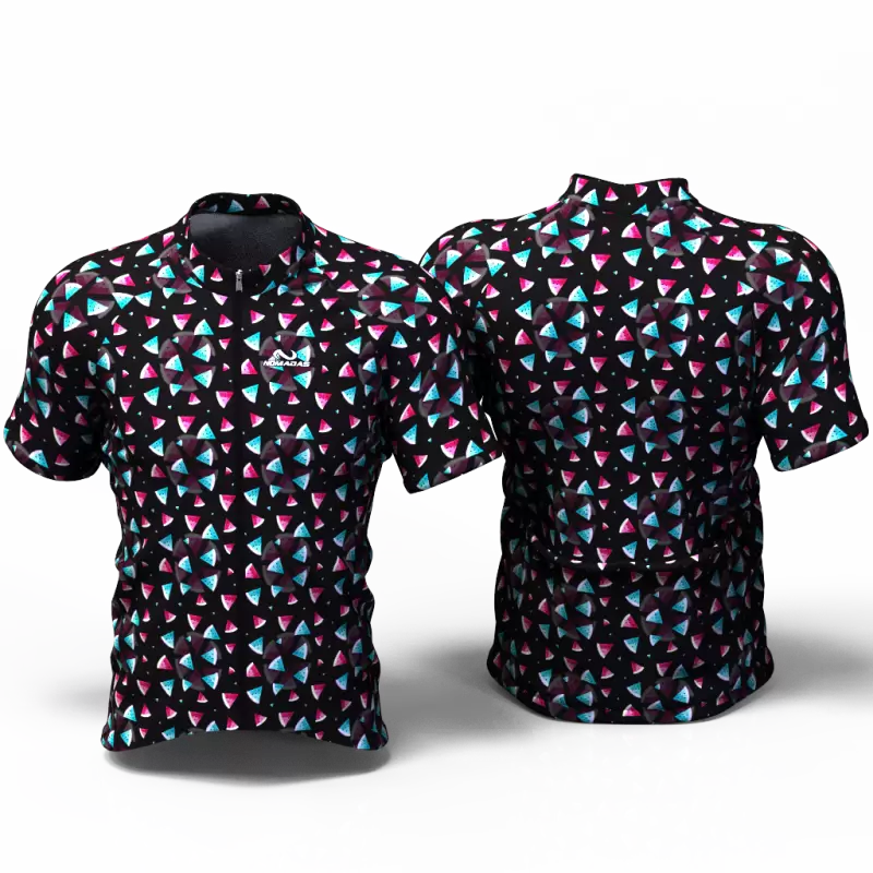 SANDIA BLACK Cycling Jersey women and men