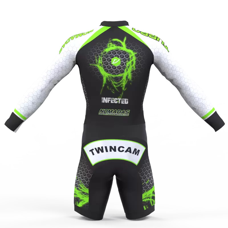 POWERSLIDE VIRUS NEON GREEN SKATING SUIT FOR BOYS, GIRLS, MEN, WOMEN