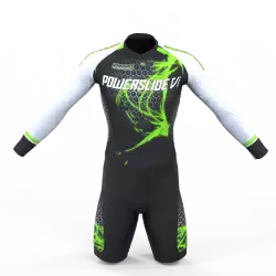 POWERSLIDE VIRUS NEON GREEN SKATING SUIT FOR BOYS, GIRLS, MEN, WOMEN