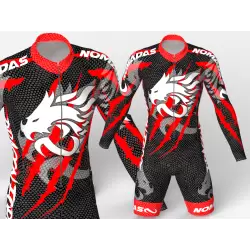 Dragon Force Red Cycling suit FOR MEN WOMEN BOYS GIRLS