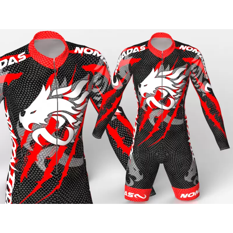 Dragon Force Red Cycling suit FOR MEN WOMEN BOYS GIRLS