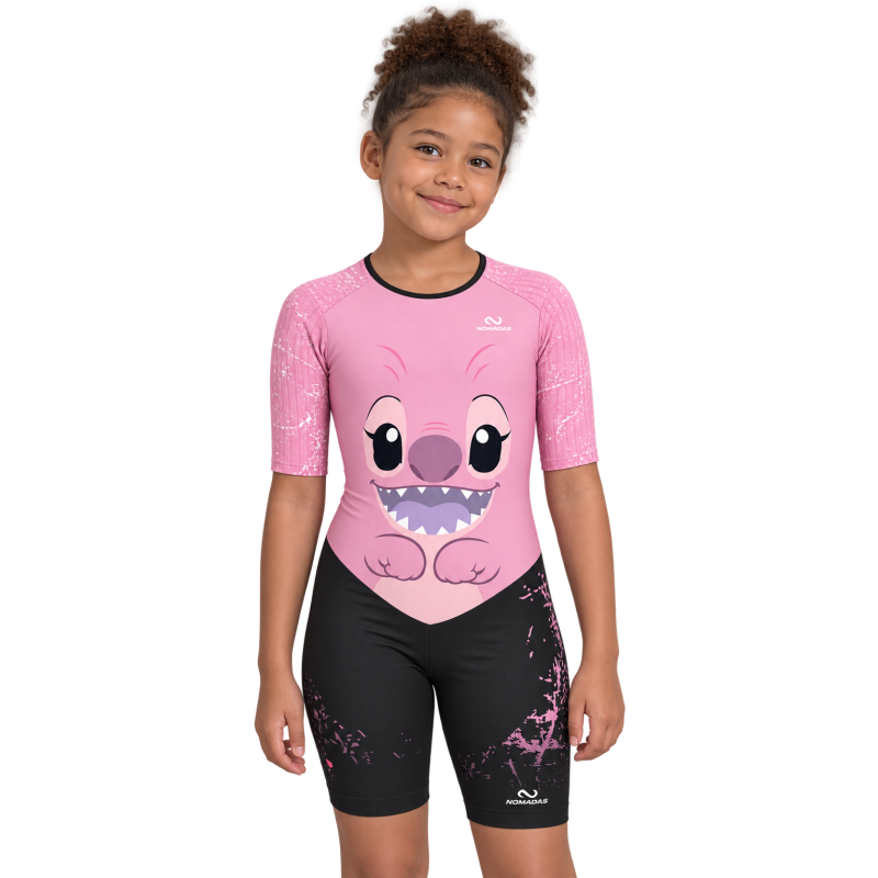 Licra de patinaje Stitch Angel rosa Pro | Nómadas