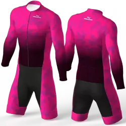 licra para patinaje para niñas niños hombres mujeres Camuflado Fuchsia