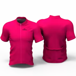 Full Fuchsia Cycling Jersey women and men