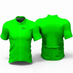 Full Neon Green Camiseta Jersey de ciclismo nomadas PARA HOMBRES Y MUJER