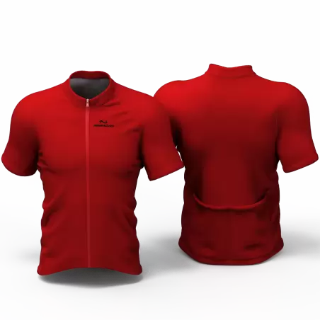 Full Red Cycling Jersey women and men