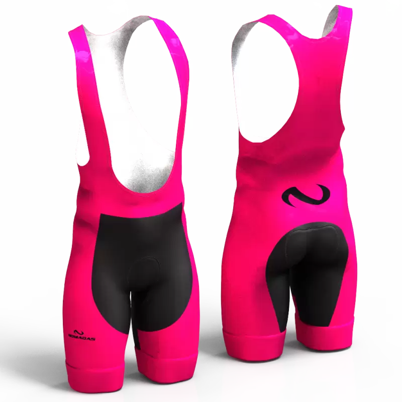 Full Fuchsia pantaloneta de ciclismo nomadas PARA HOMBRE Y MUJERES