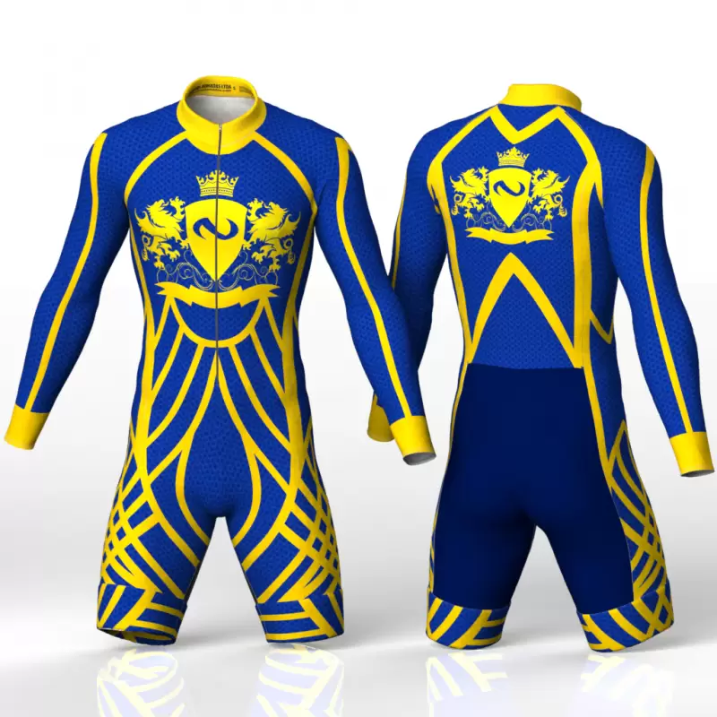 Royal skating suit