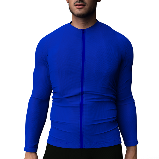 Full Blue Cycling Jersey