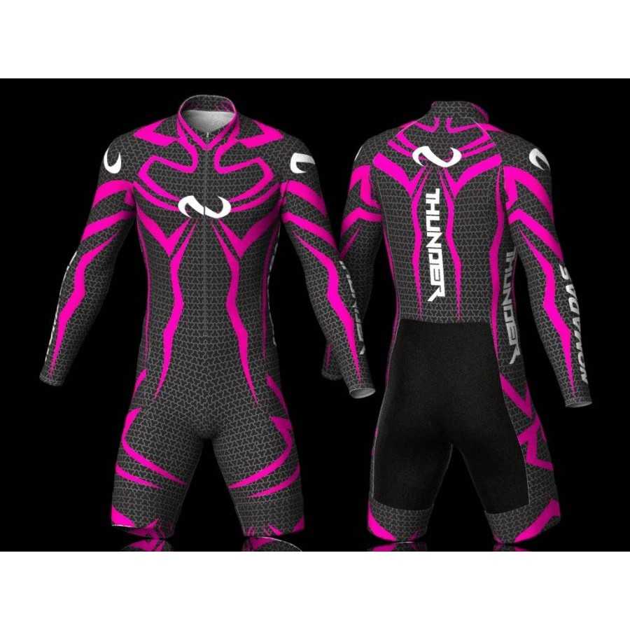 Thunder fuchsia skating suit, for girls boys women and men