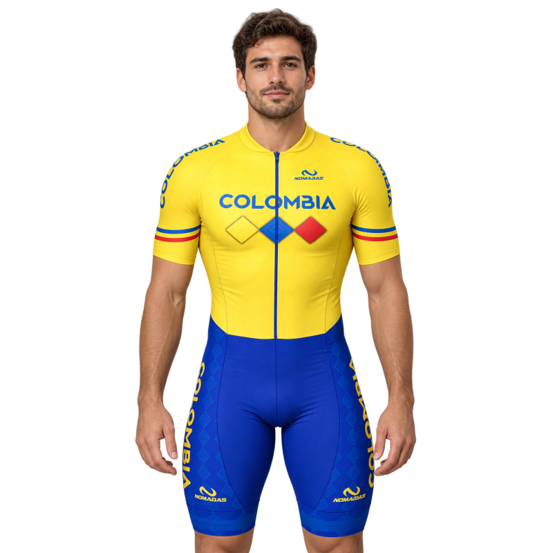 Licra de patinaje Colombia amarillo Axxion | Nómadas
