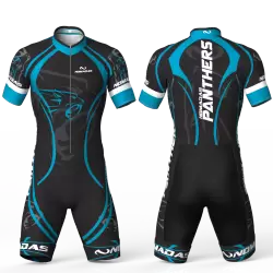 Panther Turquoise skating suit for girls, boys, men and women.