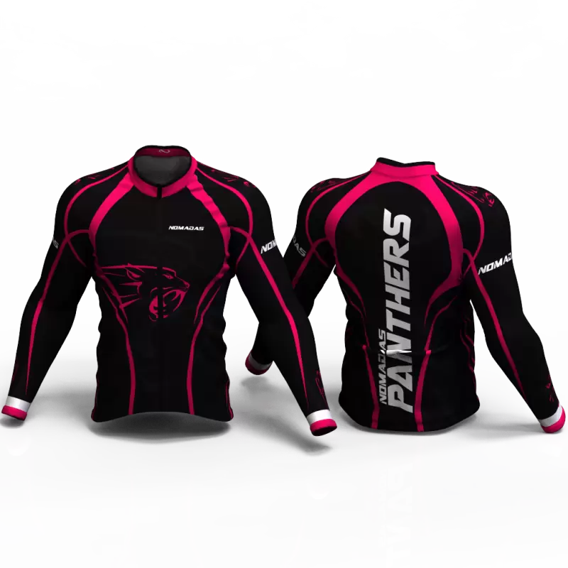 Panther fuchsia Cycling Jersey