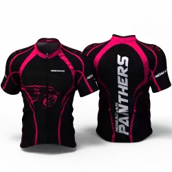 Panther fuchsia Cycling Jersey