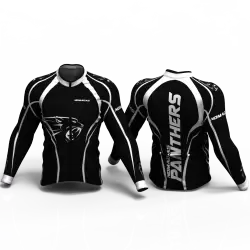 Panther White Cycling jersey