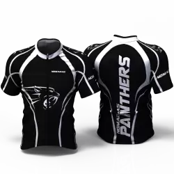 Panther White Cycling jersey