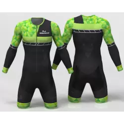 KITTY NEON GREEN INLINE SKATING SUIT