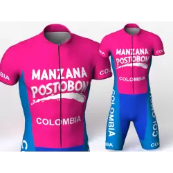 colombia fucsia Enterizo para ciclismo para  hombres mujeres