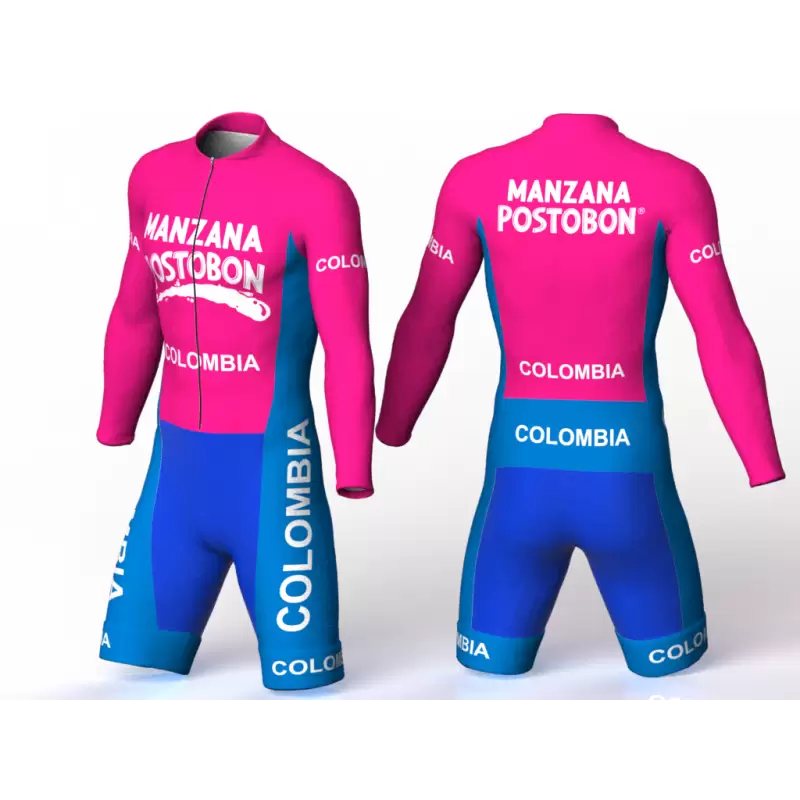 NATIONAL TEAM COLOMBIA FUCHSIA CYCLING SUIT