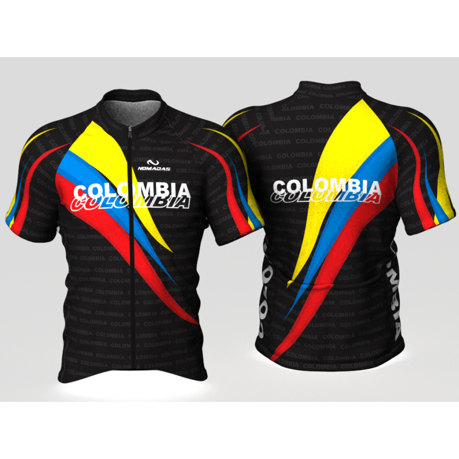 Colombia Olimpic Team Cycling Jersey Size S Sleeves Short sleeve arms