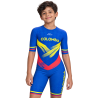 Licra de patinaje Colombia Azul Pro | Nómadas