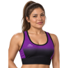 Top deportivo Degradado Morado A NÓMADAS para mujer - vista frontal