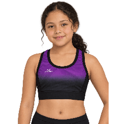Top deportivo Degradado Morado A para niña y mujer | NÓMADAS