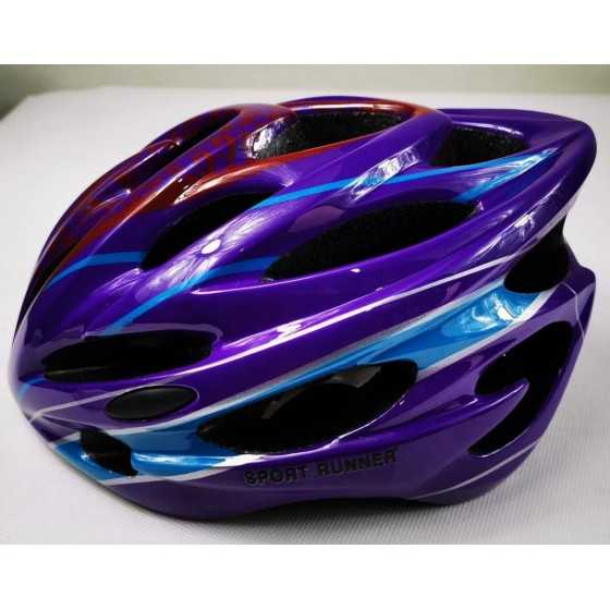 Helmet Sport Runner Purple Red SKATE AND CYCLING